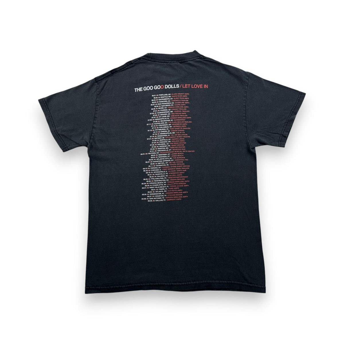 00s THE GOO GOO DOLLS グーグードールズ バンドT Tシャツ 黒 2603-0145