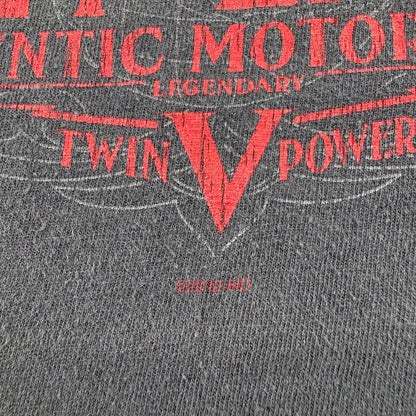 00s ハーレーダビッドソン Tシャツ グレー L メキシコ製 Harley Davidson 2603-0147