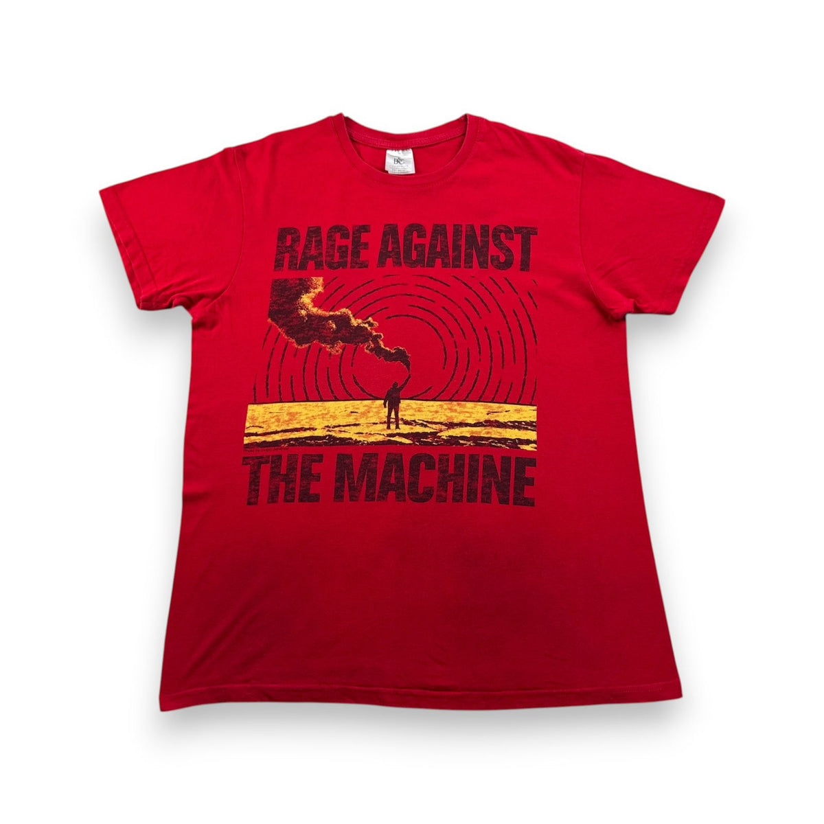 00s rage against the machine レイジ Tシャツ バンT RATM レイジアゲインストザマシーン Smoke Signal 赤 M 2603-0149