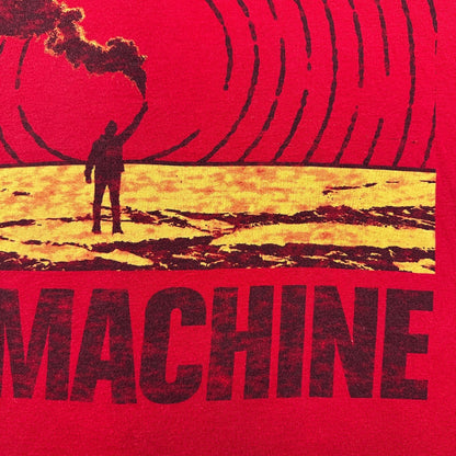 00s rage against the machine レイジ Tシャツ バンT RATM レイジアゲインストザマシーン Smoke Signal 赤 M 2603-0149