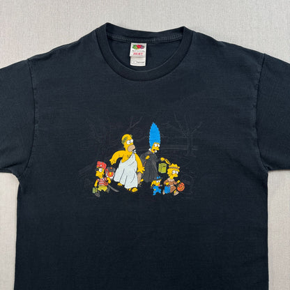 90s 00s シンプソンズ Tシャツ キャラクター アメリカ 黒 L 2603-0150