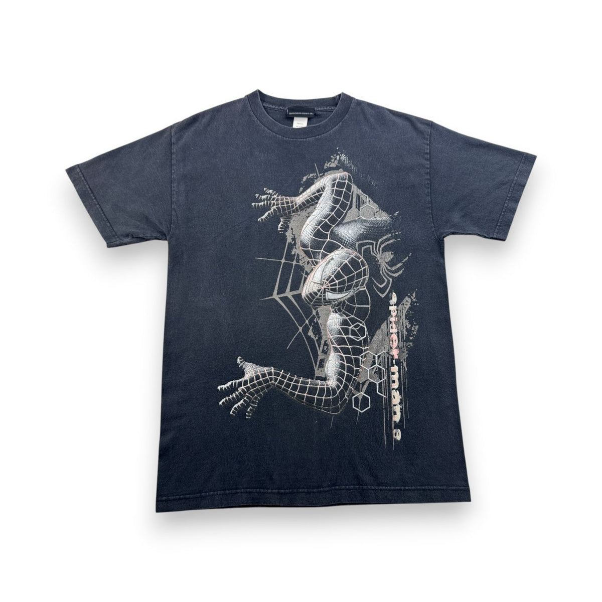 00s スパイダーマン SPIDER MAN 3 Tシャツ 映画 ムービー 黒 2603-0151