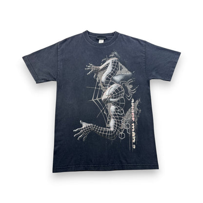 00s スパイダーマン SPIDER MAN 3 Tシャツ 映画 ムービー 黒 2603-0151