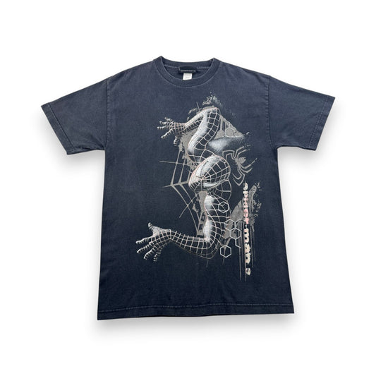 00s スパイダーマン SPIDER MAN 3 Tシャツ 映画 ムービー 黒 2603-0151