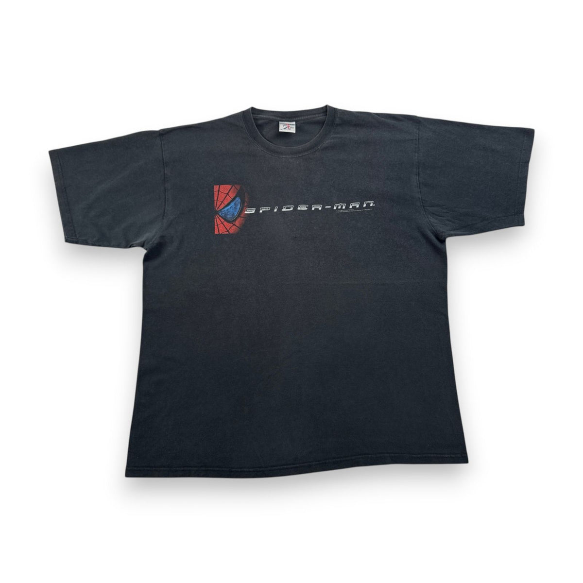 00s スパイダーマン SPIDER MAN 2 Tシャツ XL 黒 映画 ムービー 2603-0152