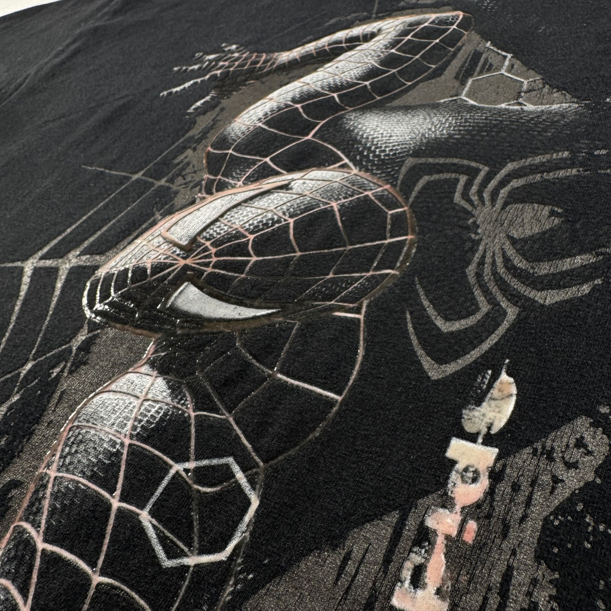 00s スパイダーマン SPIDER MAN 3 Tシャツ 映画 ムービー 黒 2603-0151