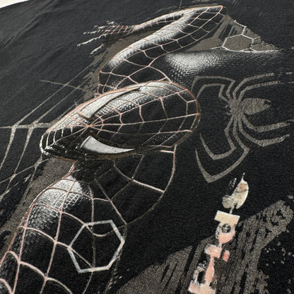 00s スパイダーマン SPIDER MAN 3 Tシャツ 映画 ムービー 黒 2603-0151