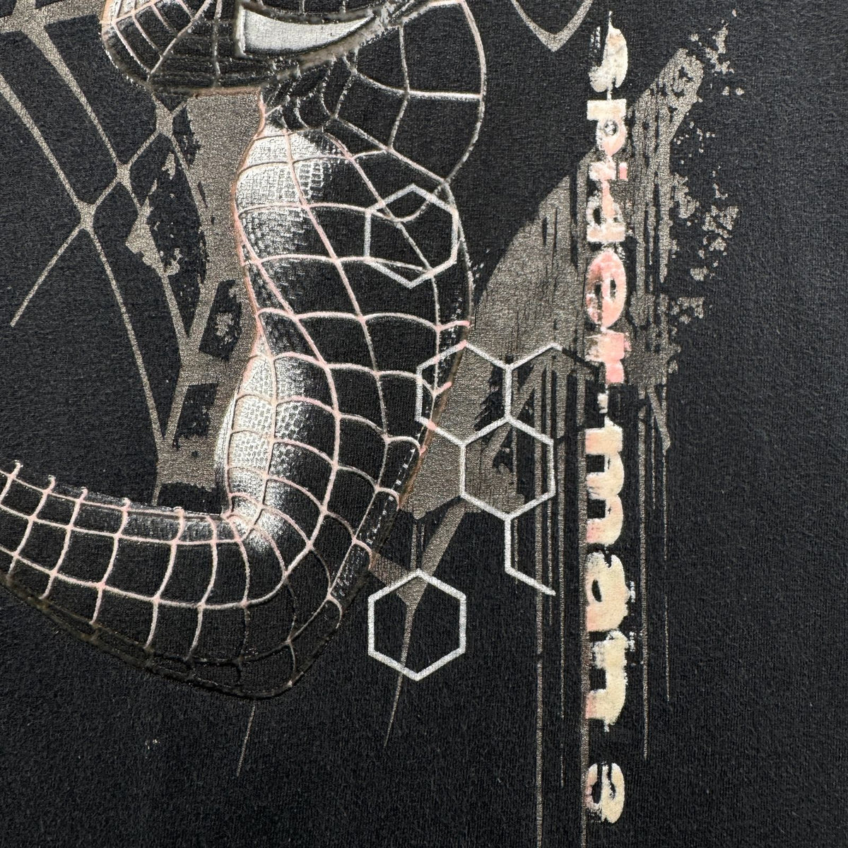00s スパイダーマン SPIDER MAN 3 Tシャツ 映画 ムービー 黒 2603-0151