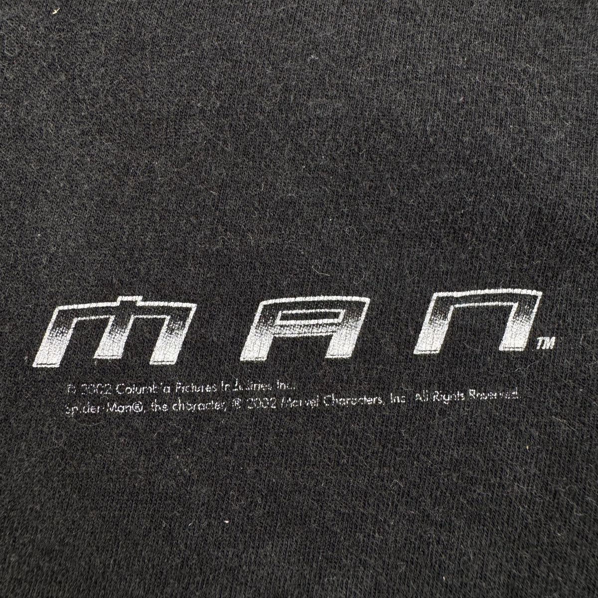 00s スパイダーマン SPIDER MAN 2 Tシャツ XL 黒 映画 ムービー 2603-0152