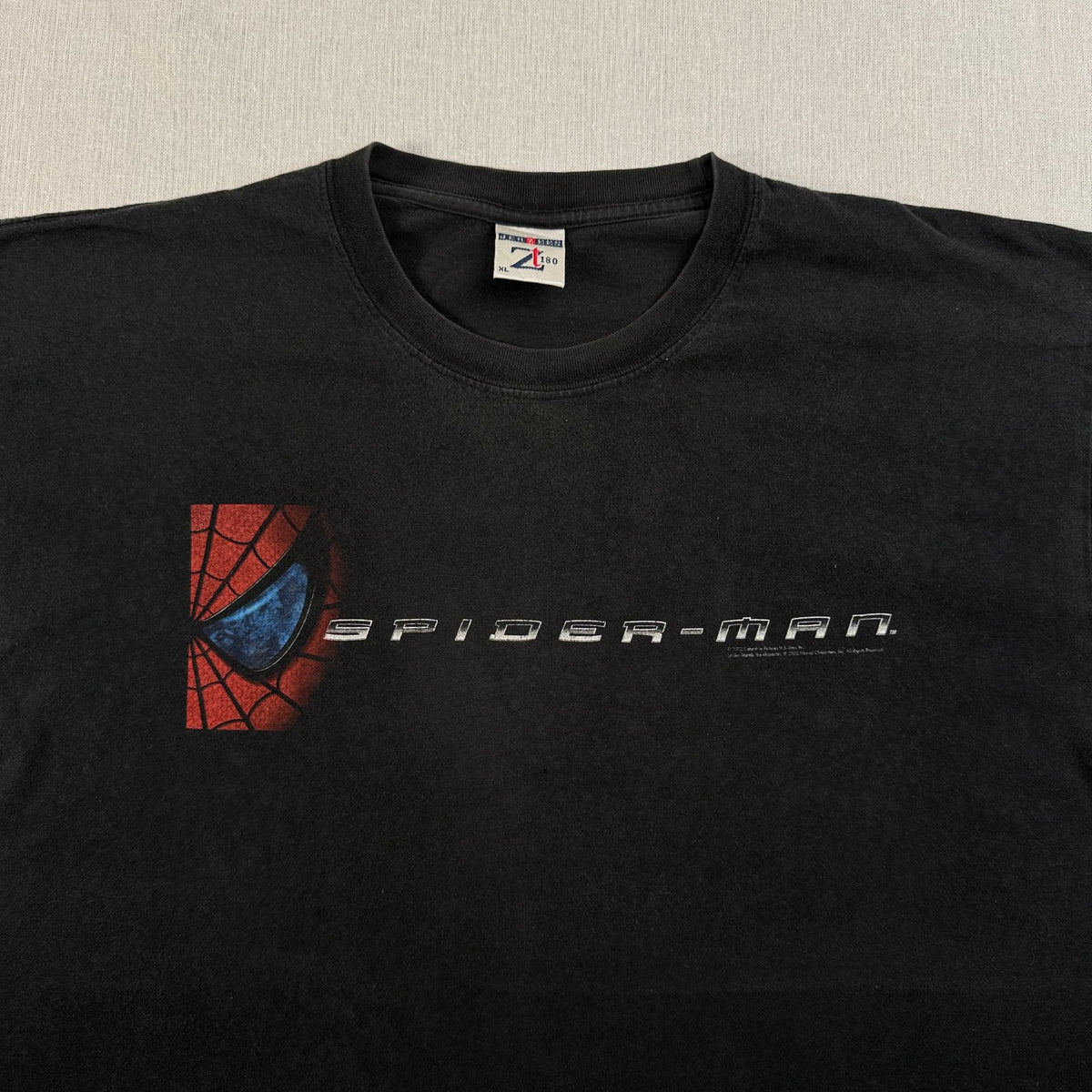 00s スパイダーマン SPIDER MAN 2 Tシャツ XL 黒 映画 ムービー 2603-0152