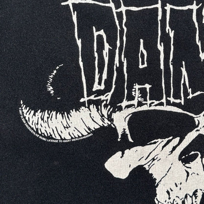 00s GIANT製 DANZIG バンT パンク ハードコア Tシャツ ダンジグ ボックスシルエット 黒 2603-0154