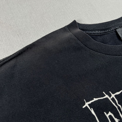 00s GIANT製 DANZIG バンT パンク ハードコア Tシャツ ダンジグ ボックスシルエット 黒 2603-0154