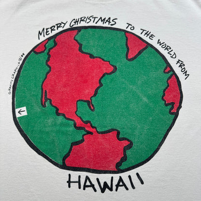 80s 90s アートT GRAVITY GRAPHICS 地球 USA製 XL グラビティグラフィック Tシャツ アートT 2603-0157