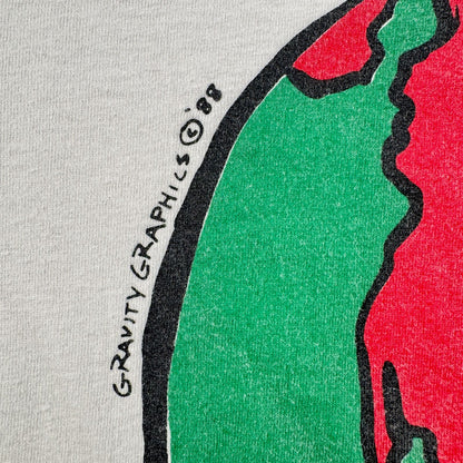 80s 90s アートT GRAVITY GRAPHICS 地球 USA製 XL グラビティグラフィック Tシャツ アートT 2603-0157