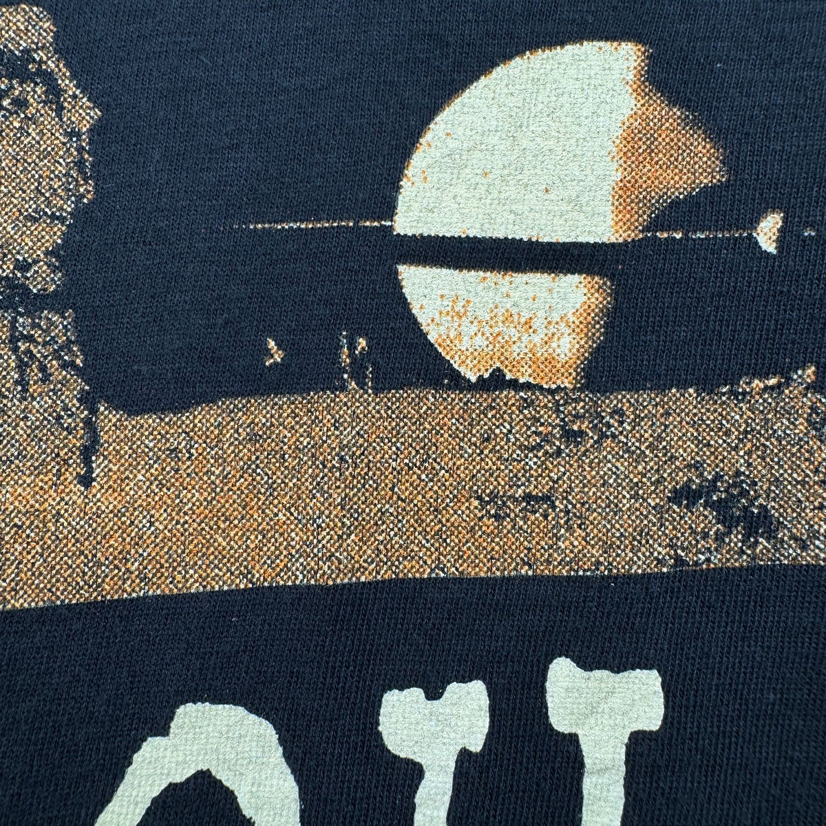 90s ミッドナイトオイル Midnight Oil 1993 Tシャツ バンドT Earth and Sun and Moon 黒 ロンT 長袖 ACME L オーストラリア製 バンT シングルステッチ 2603-0162