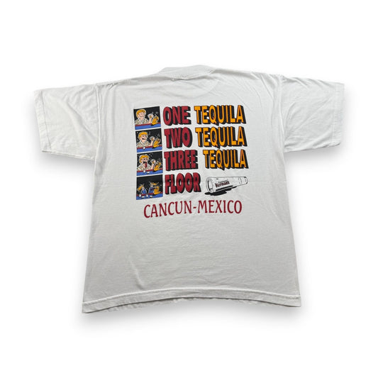 90s 00s テキーラ Tシャツ メキシコ スーベニアT 白 Tequila 2603-0173