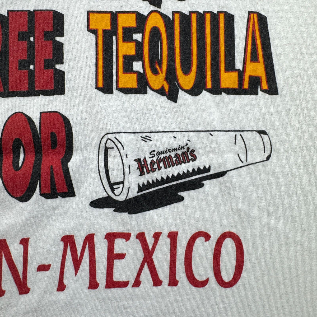90s 00s テキーラ Tシャツ メキシコ スーベニアT 白 Tequila 2603-0173