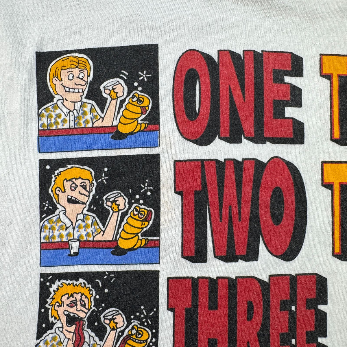 90s 00s テキーラ Tシャツ メキシコ スーベニアT 白 Tequila 2603-0173