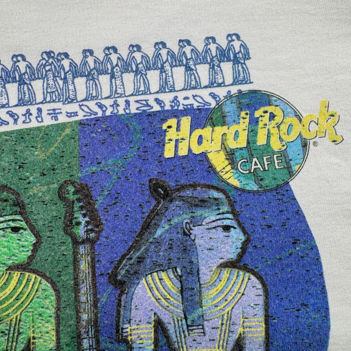 90s 00s ハードロックカフェ Tシャツ 企業T アートT マートルビーチ エジプト 壁画 ファラオ HRC 2603-0175