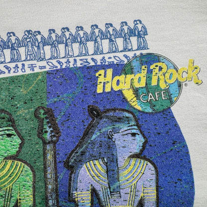 90s 00s ハードロックカフェ Tシャツ 企業T アートT マートルビーチ エジプト 壁画 ファラオ HRC 2603-0175