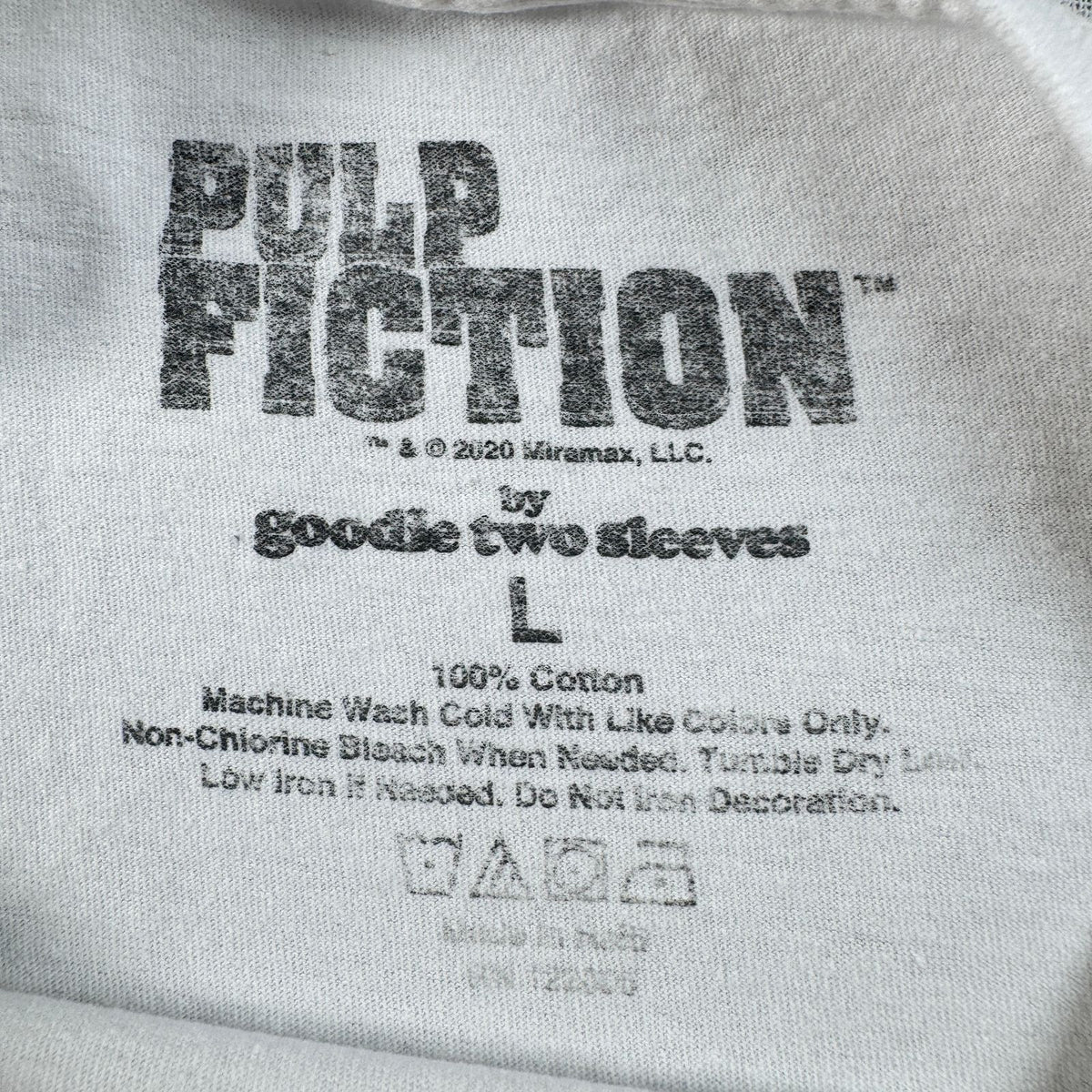 00s パルプフィクション Pulp Fiction Tシャツ 映画T ムービー 白 L タランティーノ 2603-0176