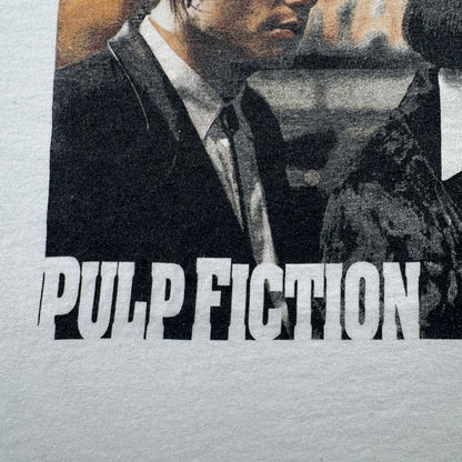 00s パルプフィクション Pulp Fiction Tシャツ 映画T ムービー 白 L タランティーノ 2603-0176