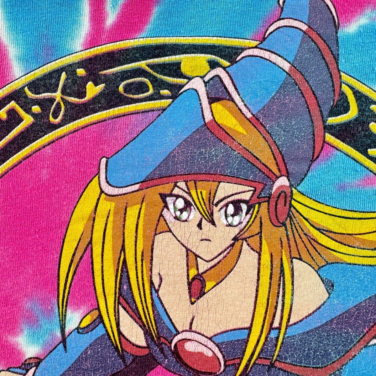 00s 遊戯王 ブラックマジシャンガール タイダイ 海外限定 Tシャツ XL ブラマジガール 2603-0178