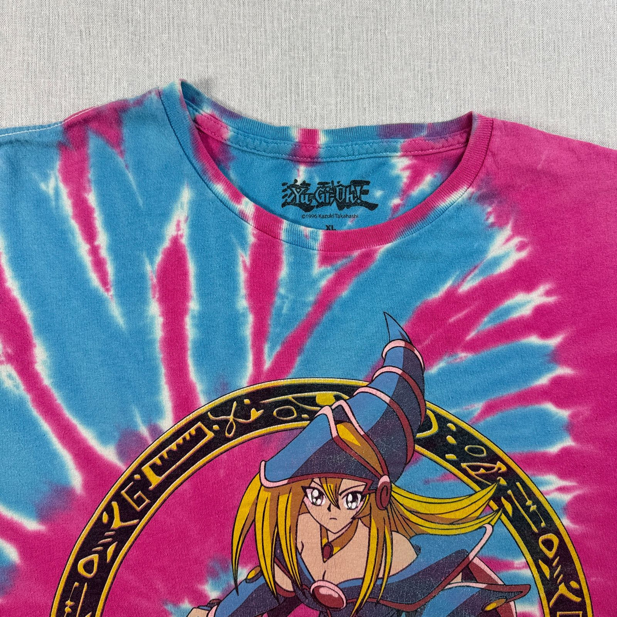 00s 遊戯王 ブラックマジシャンガール タイダイ 海外限定 Tシャツ XL ブラマジガール 2603-0178