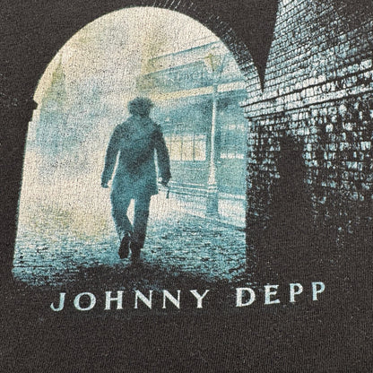 00s 映画T スウィーニー トッド ジョニーデップ Sweeney Todd Johnny Depp BEWARE 2XL フリート街の悪魔の理髪師 ムービー ティムバートン監督 ホラー シザーハンズ 2603-0179