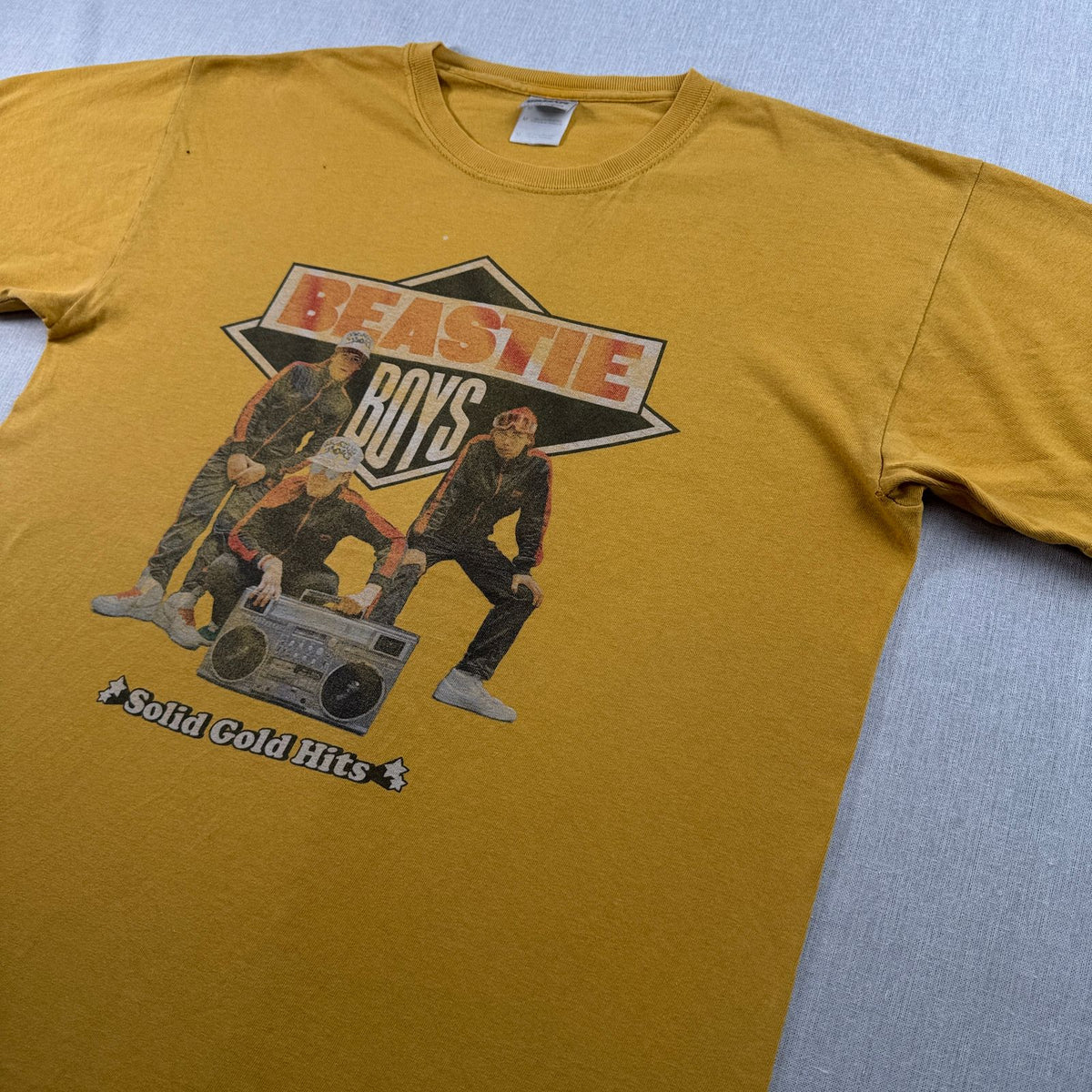 00s BEASTY BOYS solid gold hits 黄色 Tシャツ バンドT 2603-0183