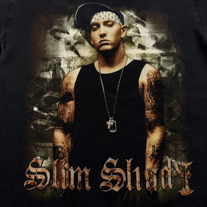 エミネム EMINEM slim shady SLIM SHADY スリムシェイディ Tシャツ バンドT ラップ 黒 M 2603-0188