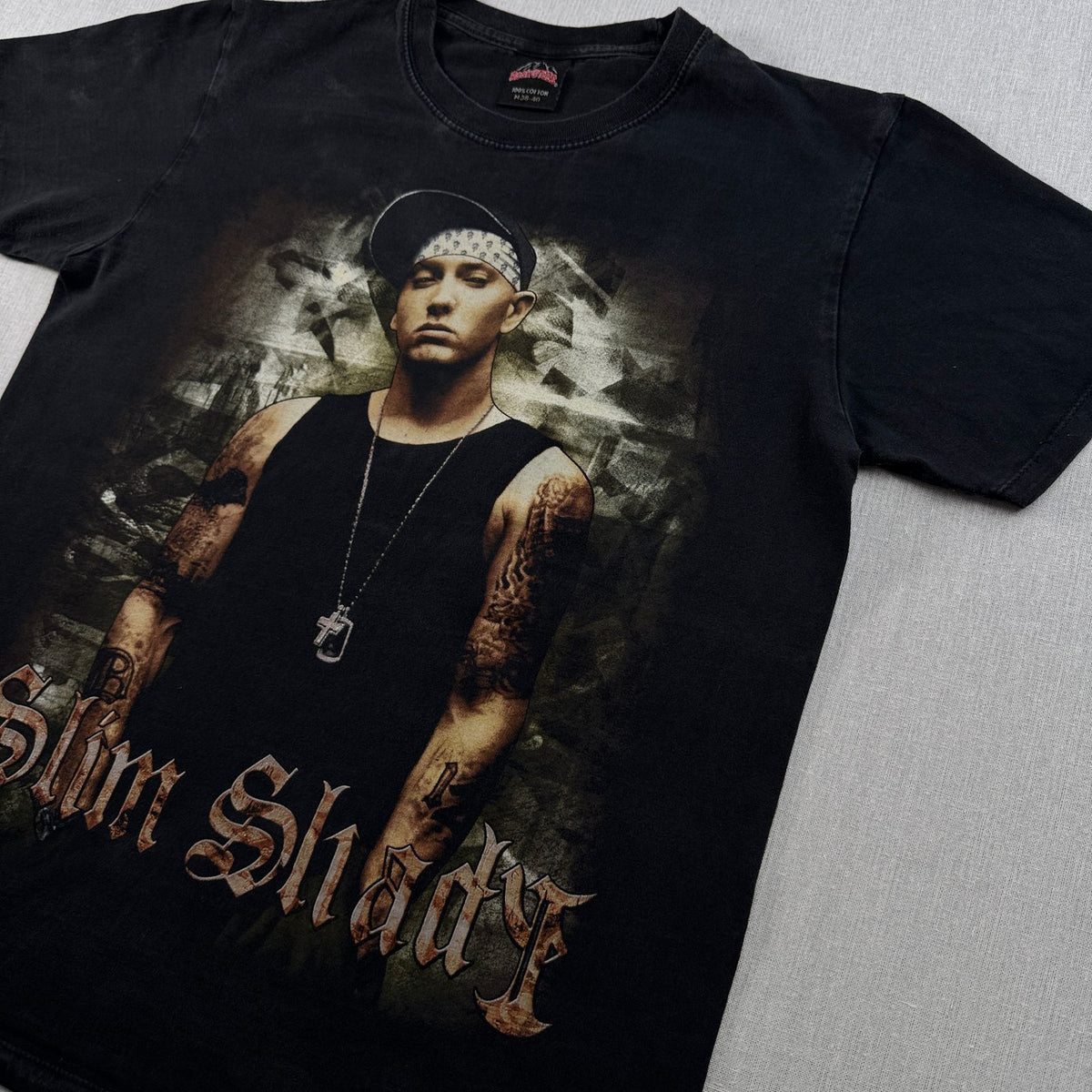 エミネム EMINEM slim shady SLIM SHADY スリムシェイディ Tシャツ バンドT ラップ 黒 M 2603-0188