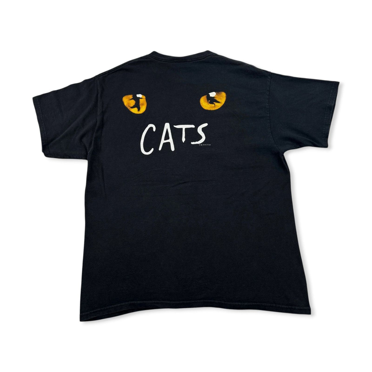 90s 00s CATS キャッツ ミュージカル Tシャツ 黒 XL ムービー 映画 2603-0189