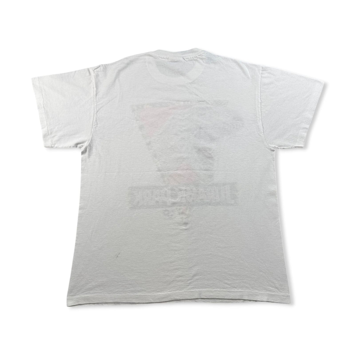 90s ジュラシックパーク Tシャツ 映画 ムービー JURASSIC PARK 1993 白 L USA製 シングルステッチ hanes 2603-0190