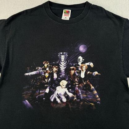 90s 00s CATS キャッツ ミュージカル Tシャツ 黒 XL ムービー 映画 2603-0189