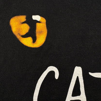 90s 00s CATS キャッツ ミュージカル Tシャツ 黒 XL ムービー 映画 2603-0189