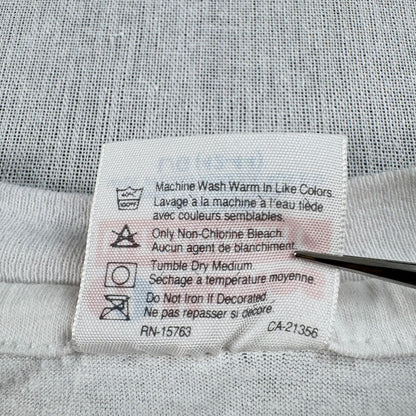 90s ジュラシックパーク Tシャツ 映画 ムービー JURASSIC PARK 1993 白 L USA製 シングルステッチ hanes 2603-0190