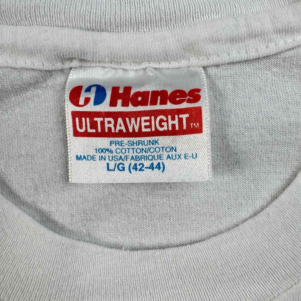 90s ジュラシックパーク Tシャツ 映画 ムービー JURASSIC PARK 1993 白 L USA製 シングルステッチ hanes 2603-0190