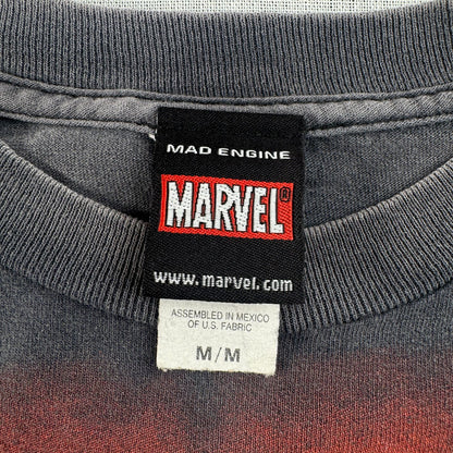 00s MARVEL マーベル カーネイジ Tシャツ ヴェノム Carnage Venom 黒 映画 ムービー M フェード 2603-0193