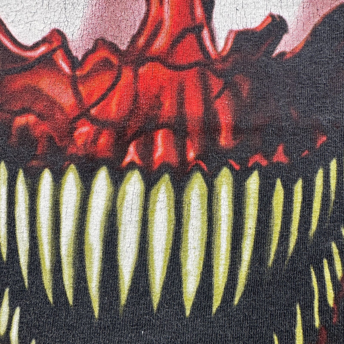 00s MARVEL マーベル カーネイジ Tシャツ ヴェノム Carnage Venom 黒 映画 ムービー M フェード 2603-0193