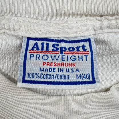 90s USA製 ロンT PEPSI ペプシ 白 馬 ジョッキー 企業T Tシャツ M 長袖 白 コーラ 2603-0206