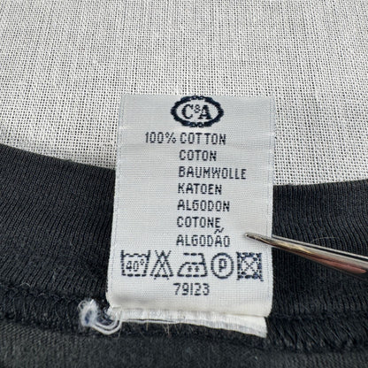 90s 00s アートT RODEO Tシャツ 黒 L オールドスケート ボックスシルエット 2603-0204
