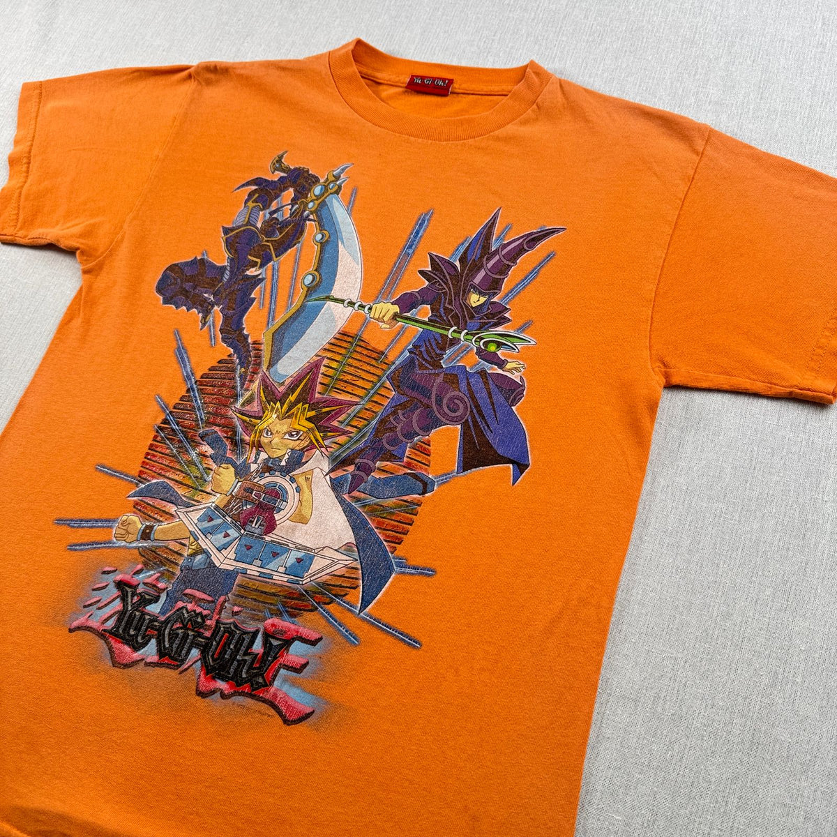 00s 遊戯王 Tシャツ オレンジ キッズ T 2603-0207