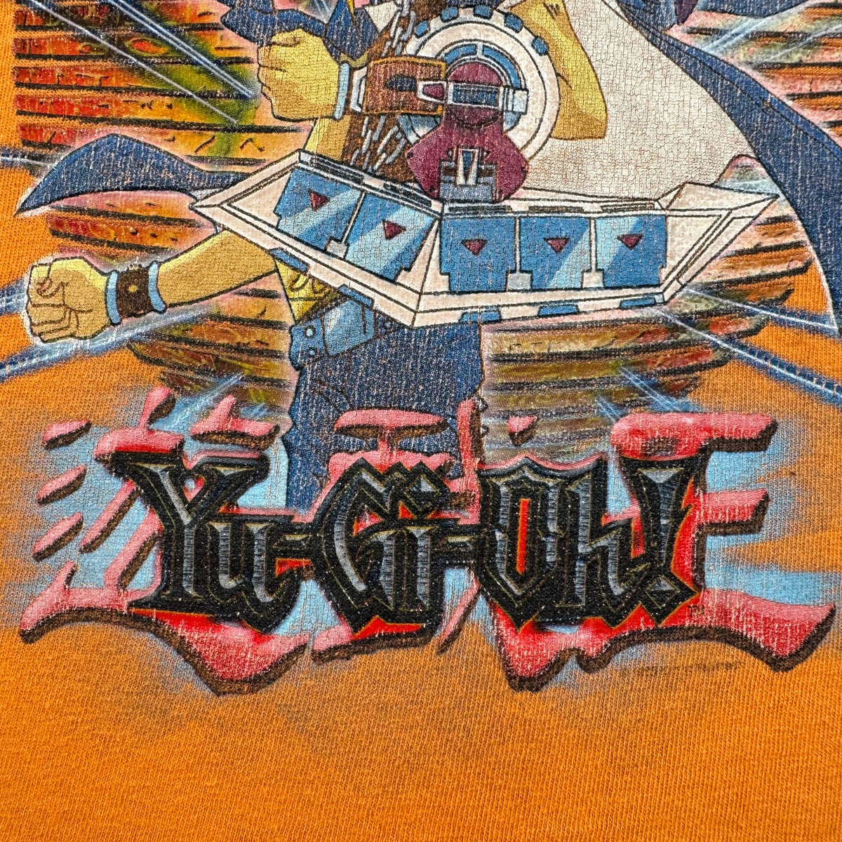 00s 遊戯王 Tシャツ オレンジ キッズ T 2603-0207