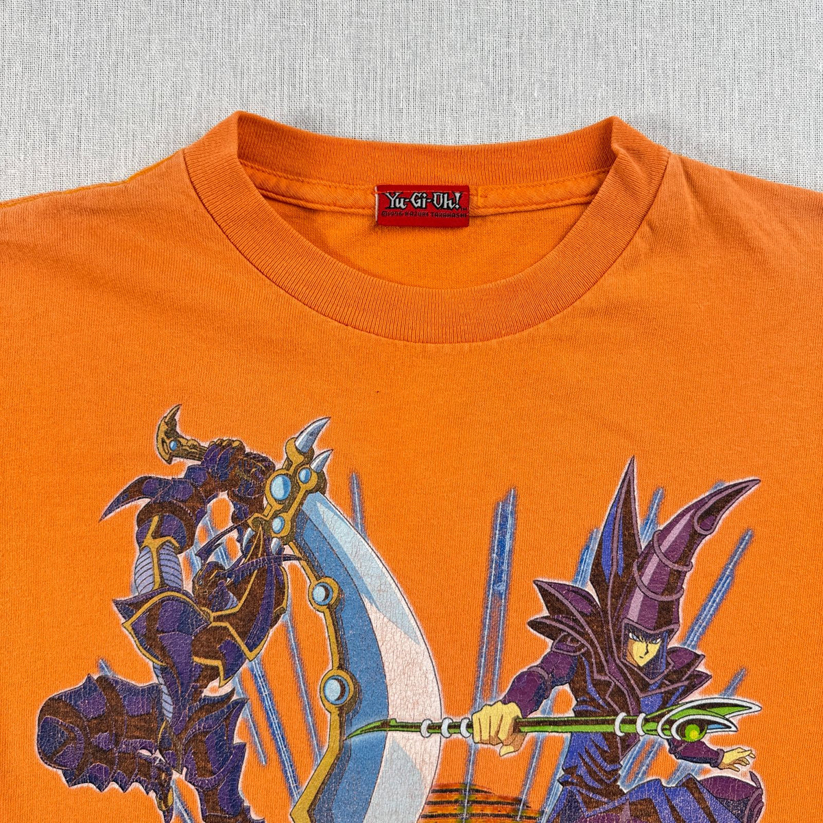 00s 遊戯王 Tシャツ オレンジ キッズ T 2603-0207