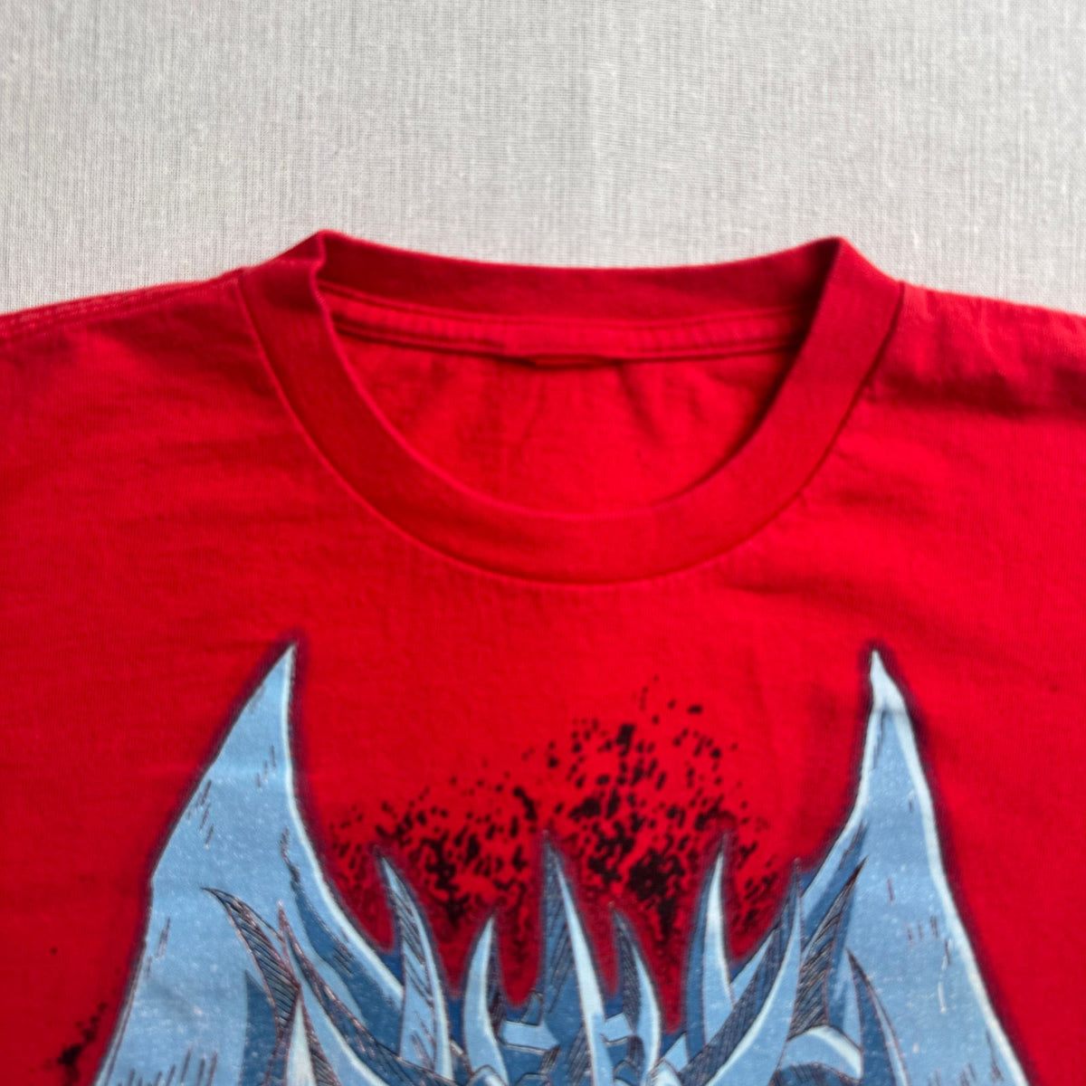 00s 遊戯王 ロンT 長袖 Tシャツ 海馬 キッズ T 赤 2603-0209