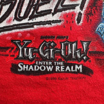 00s 遊戯王 ロンT 長袖 Tシャツ 海馬 キッズ T 赤 2603-0209