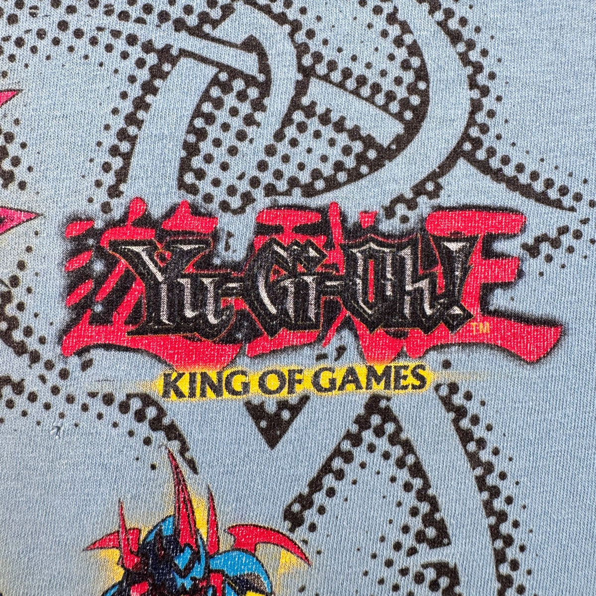 00s 遊戯王 Tシャツ 水色 キッズ T 2603-0208