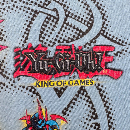 00s 遊戯王 Tシャツ 水色 キッズ T 2603-0208