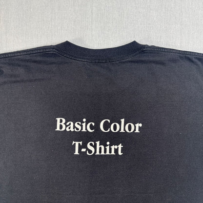 90s アートT Tシャツ Basic color T shirts コンピュータ 1993 パソコン 黒 XL シングルステッチ Dartmouth Computer Distribution a-x-2505-001